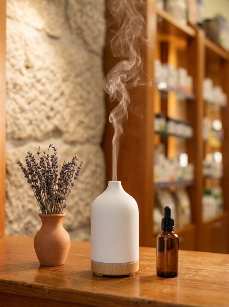 Difusor de aromaterapia para crear un ambiente de calma